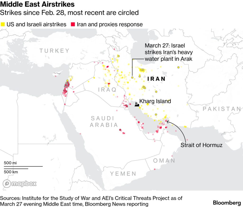 перший місяць війни в Ірані